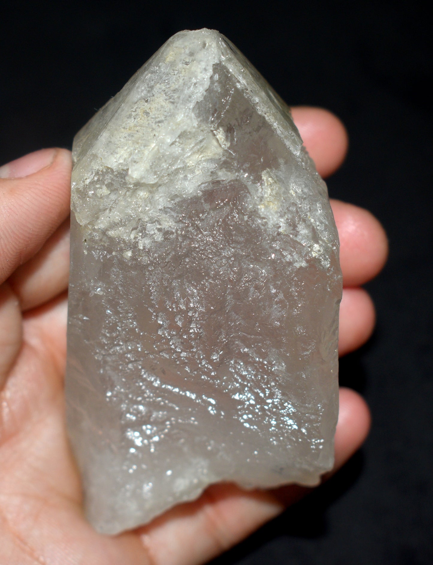 Natural Lemurian Seed Crystal Point – Clear Energizing- {Weight- 198.00 Gram},