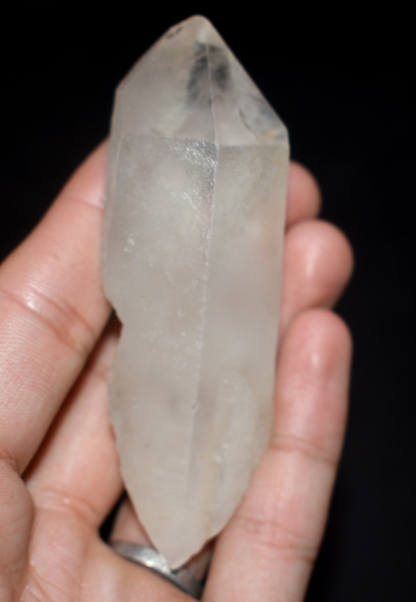 Natural Lemurian Seed Crystal Point – Clear Energizing- {Weight- 75.00 Gram}, Size- 3.5'' inches Long