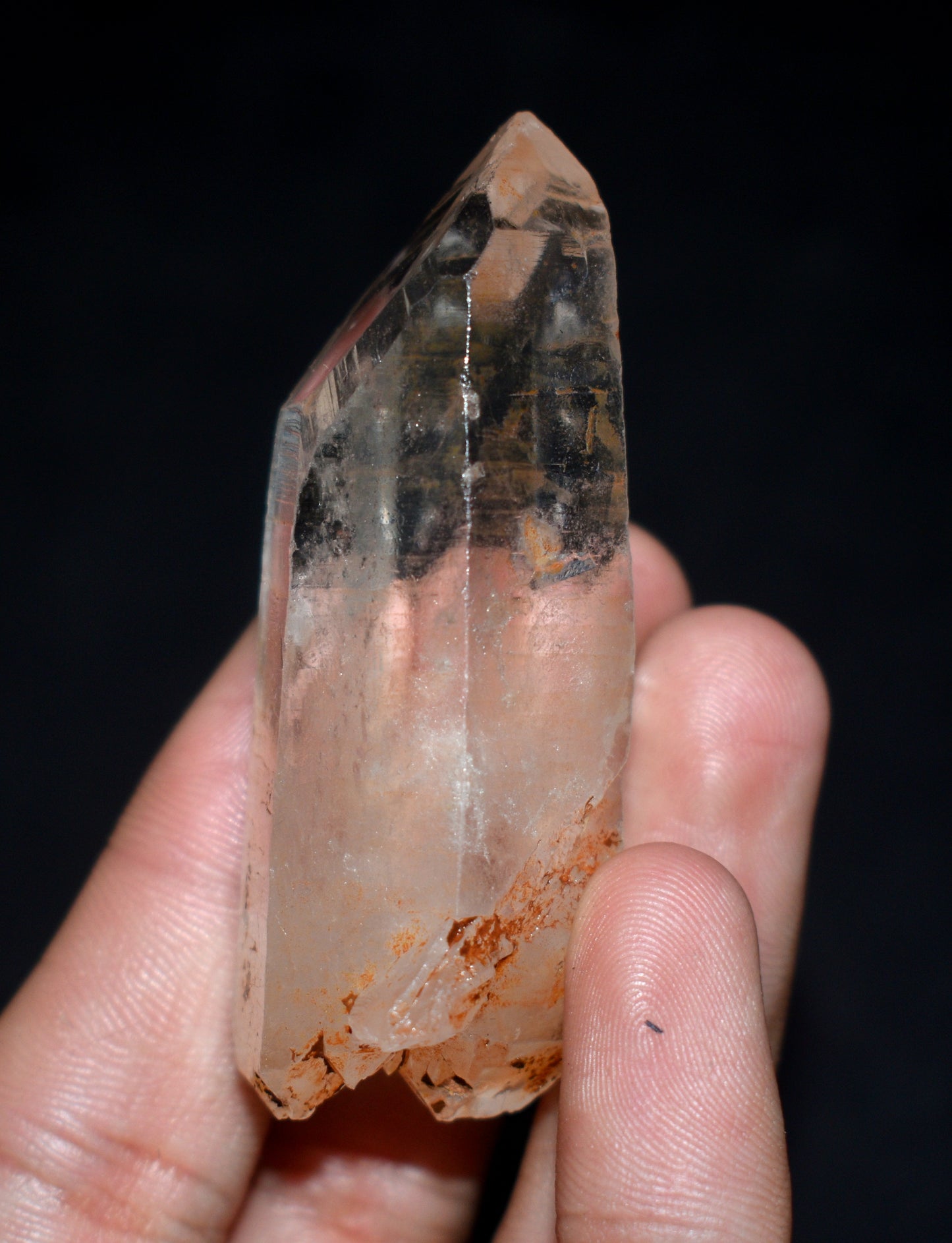 Beautiful Lemurian Seed Crystal Point – Clear Energizing- {Weight- 49.70 Gram}, Size- 2.5'' inches Long