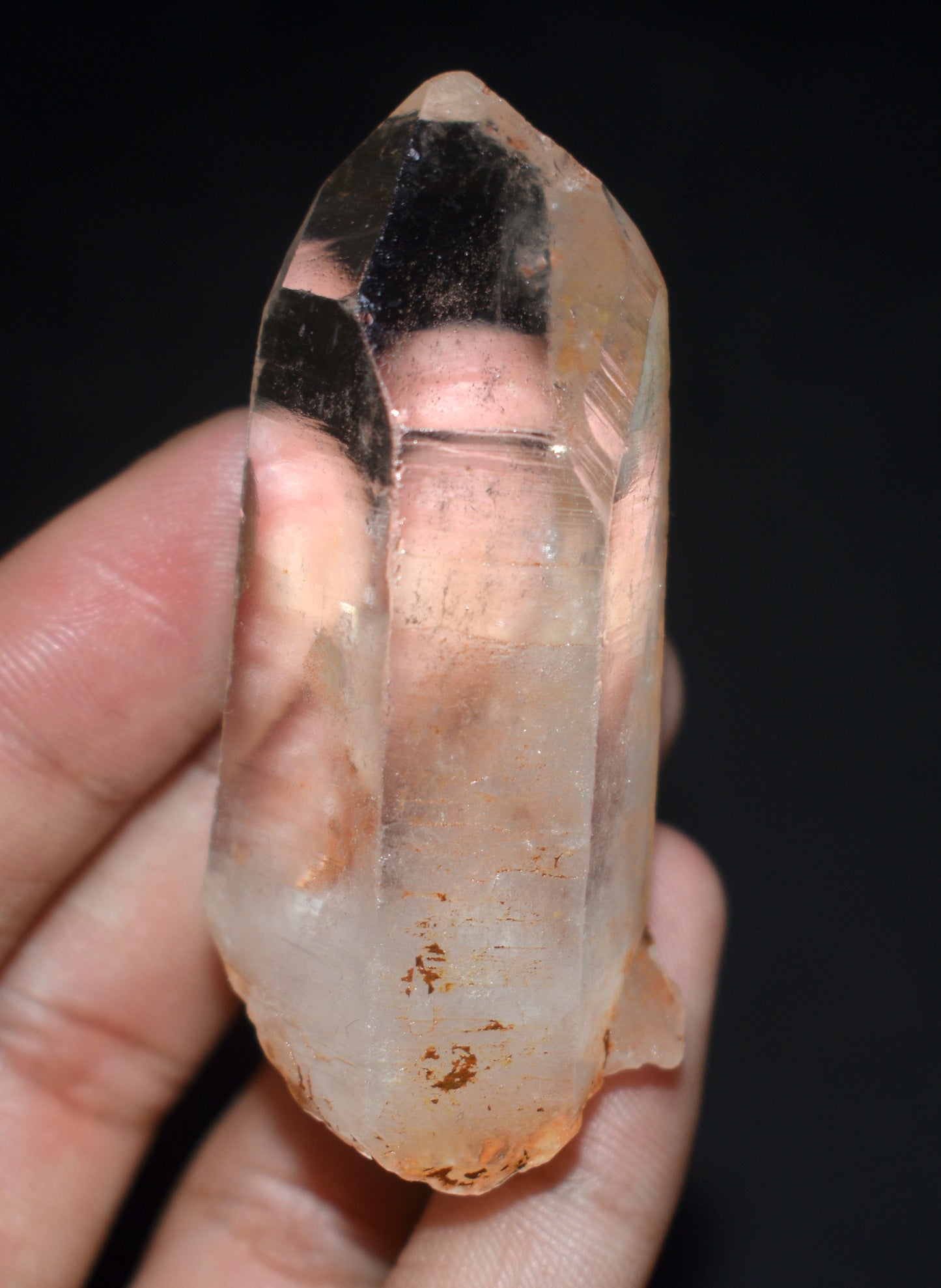 Beautiful Lemurian Seed Crystal Point – Clear Energizing- {Weight- 49.70 Gram}, Size- 2.5'' inches Long