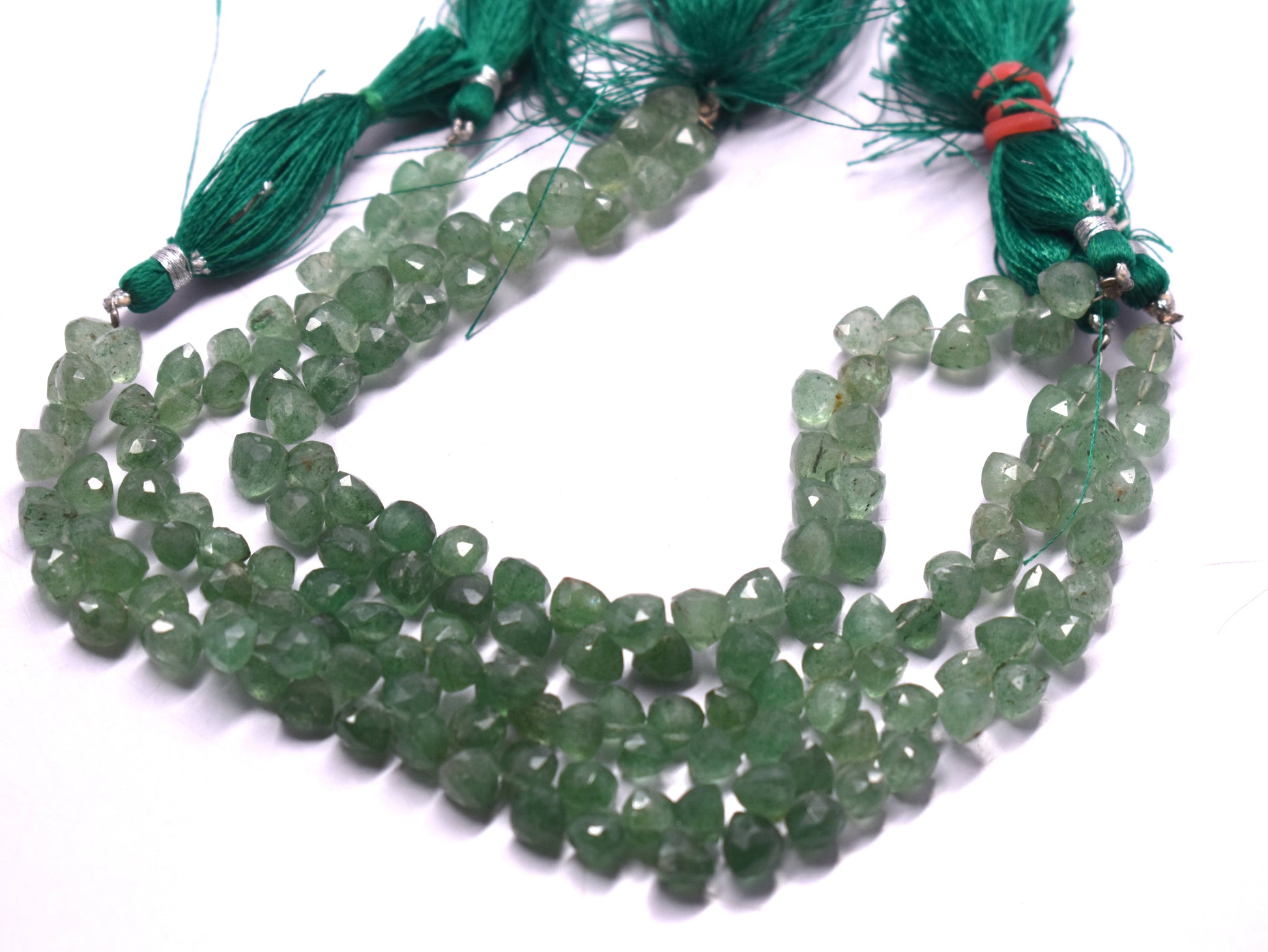 A 12-inch strand of natural Green Aventurine triangle faceted beads, perfect for creating unique and vibrant jewelry designs with a subtle yet refreshing green hue.
#GreenAventurine #TriangleBeads #FacetedBeads #GemstoneJewelry #JewelryMaking #BeadedJewelry #NaturalGemstones #CustomJewelry #UniqueDesigns #VibrantJewelry






