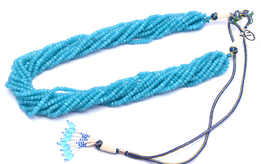 A luxurious 12-line bunch necklace featuring faceted blue jade beads, weighing 149.60 grams.
#BlueJade #JadeNecklace #FacetedBeads #GemstoneJewelry #ChicJewelry #ElegantStyle #StatementNecklace #LuxuryJewelry #BeadedNecklace #NaturalGemstones #BoldJewelry






