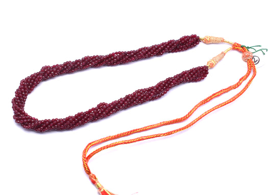 A striking 12-line bunch necklace made from faceted red jade beads, weighing 67.70 grams, perfect for adding bold elegance to your style.
#RedJade #JadeNecklace #GemstoneJewelry #FacetedBeads #ChicJewelry #StylishNecklace #BoldJewelry






