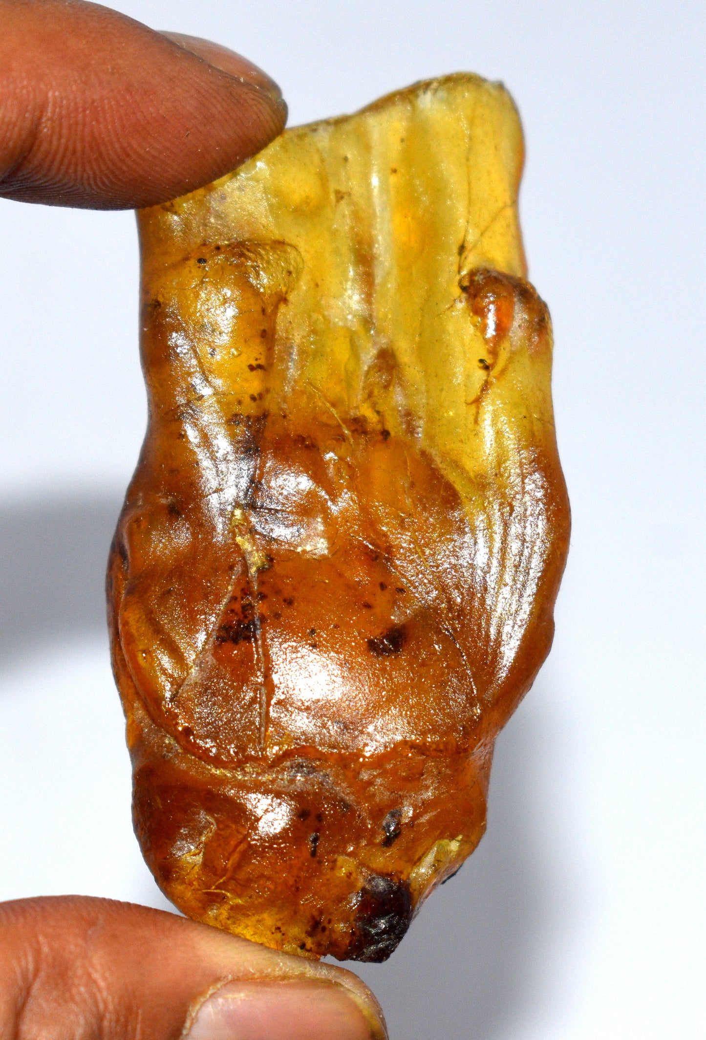 Very Beautiful And Rare Natural Amber Raw Stone {Weight- 26.00 Gram}