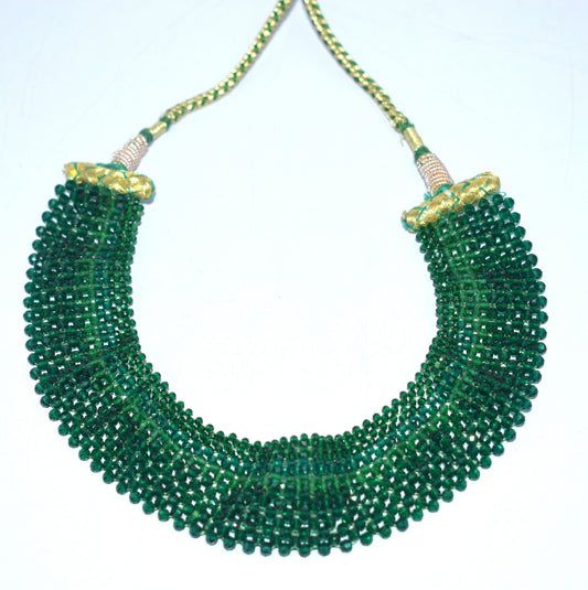 Beautiful Green Hydro Glass Necklace #GreenHydroGlass #HydroGlassJewelry #ElegantNecklace #UniqueDesign #SophisticatedJewelry #LuxuryNecklace #JewelryLovers