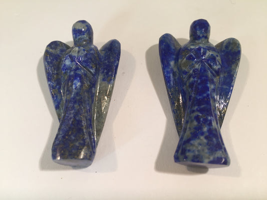 Beautiful Natural Lapis Lazuli Angels Pairs 2'' Inches - Healing Angels for Wisdom and Spiritual Growth #NaturalLapisLazuliAngels #LapisLazuliAngels #HealingAngels #WisdomCrystals #SpiritualGrowth #LapisLazuliHealing #CrystalHealing #EnergyHealing #HealingStones #MeditationCrystals #ChakraHealing #SpiritualHealing