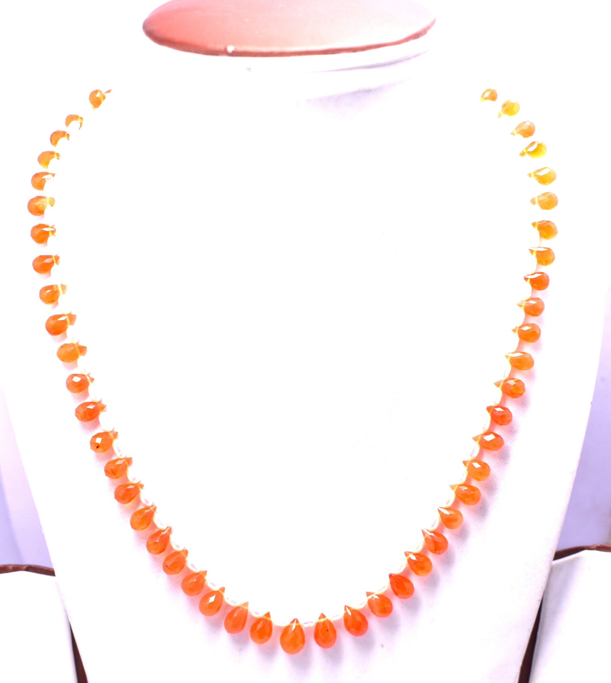 Carnelian Faceted Drop with Pearl Bead Necklace, 18'' Length, 3x6mm to 8x11.5mm – Energize Your Spirit and Enhance Creativity#CarnelianNecklace #FacetedDropBeads #PearlNecklace #EnergyBoost #CreativityEnhancement #EmotionalHealing #ChakraHealing #HolisticWellness #SacralChakra #PositiveEnergy #JewelryWithMeaning #SpiritualJewelry #HealingStones #MotivationJewelry