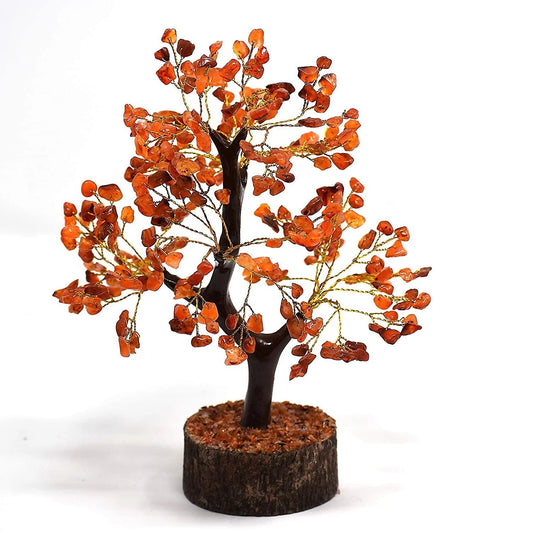 Carnelian Stone Tree – Boosts Boldness, Positivity, and Confidence #Carnelian #Boldness #Positivity #CrystalHealing #NaturalGemstone