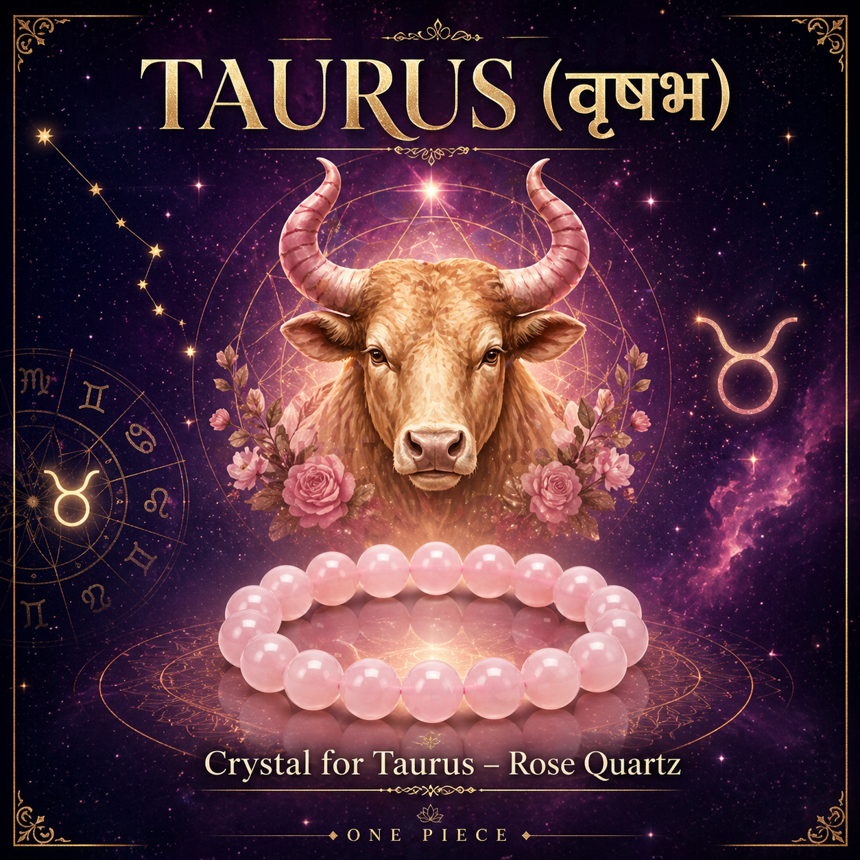 2. Vrishabha Rashi Crystal | Taurus Zodiac Sign Crystal