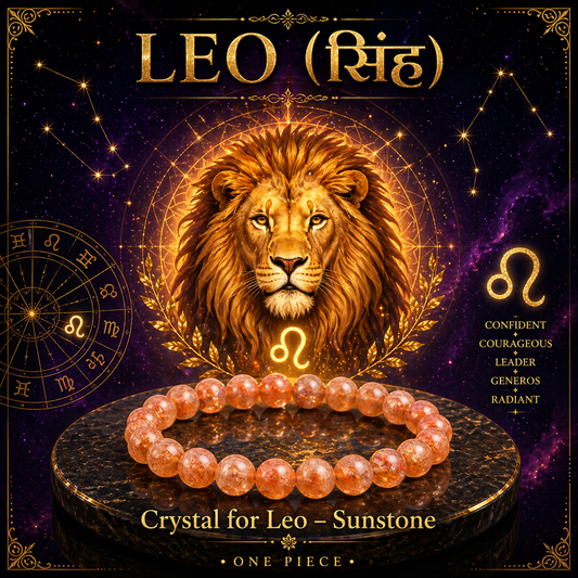 5. Simha Rashi Crystal | Leo Zodiac Sign Crystal