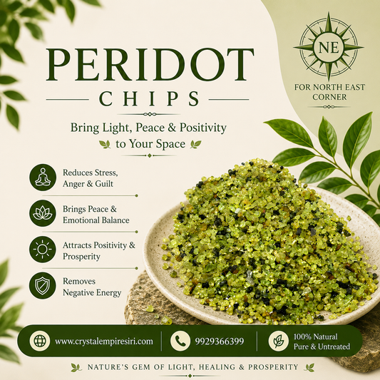 Peridot Chips Raw Crystal Stone,