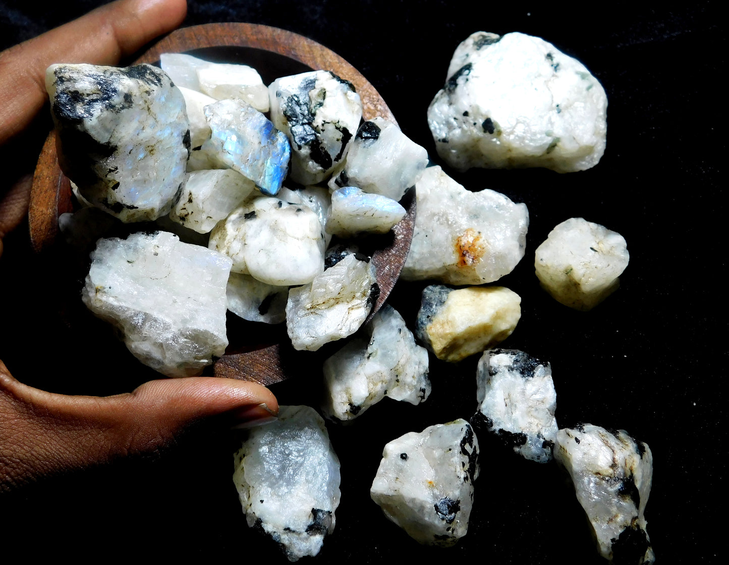 Natural Rainbow Moonstone Rough