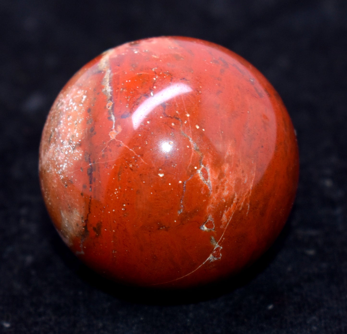 Red Jasper Crystal Ball, Metaphysical Healing Chakra Aura Stone Hand Made Sphere Ball