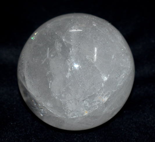Beautiful Crystal Quartz Round Ball Sphere – Polished Healing Ball for Energy & Meditation - {Weight- 707.00 Gram}