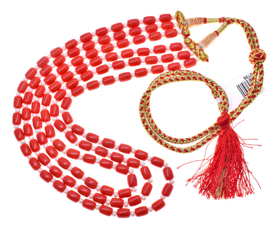 red color fancy necklace jewelry