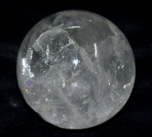 Round Crystal Quartz Ball Sphere – Polished Healing Ball for Energy & Meditation - {Weight- 805.00 Gram}
