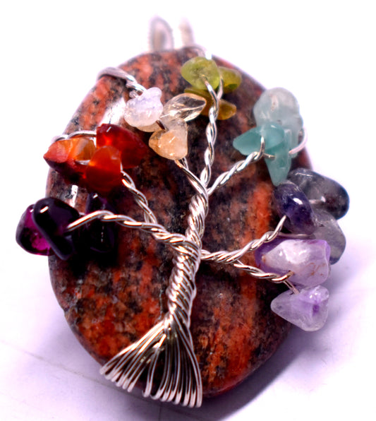 Jasper Wire Wrapped Pendent