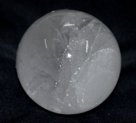 Beautiful Crystal Quartz Round Ball Sphere – Polished Healing Ball for Energy & Meditation - {Weight- 802.00 Gram}