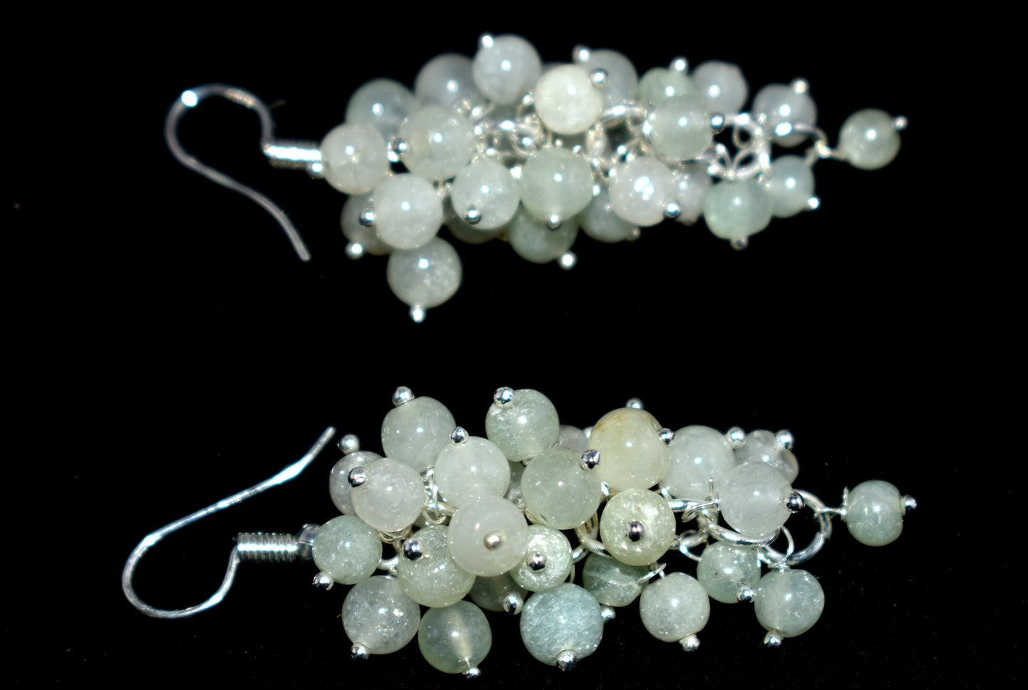 Beautiful Green Aventurine Ear Hanging, {Earrings}