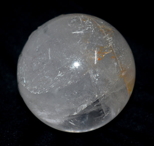 Crystal Quartz Round Ball Sphere – Polished Healing Ball for Energy & Meditation - {Weight- 456.00 Gram}