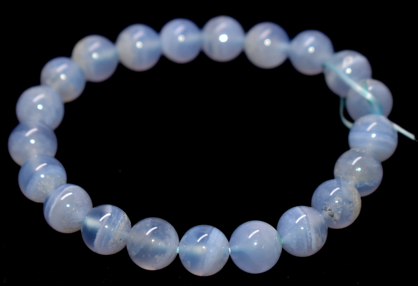 Blue Lace Agate Adjustable Bracelet