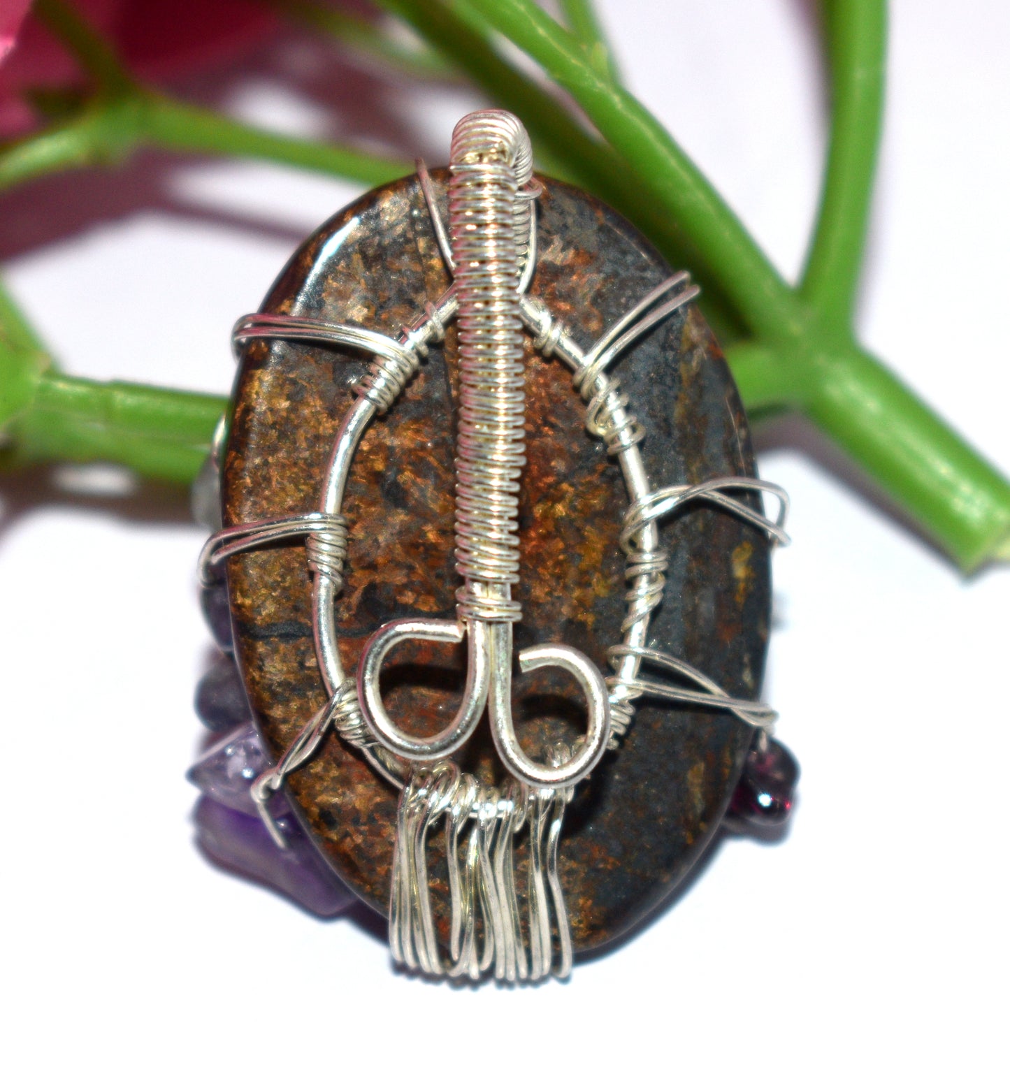 Beautiful 7 Chakra Healing Tree Pendant - Wire Wrapped Pendent - {20.90 Gram}