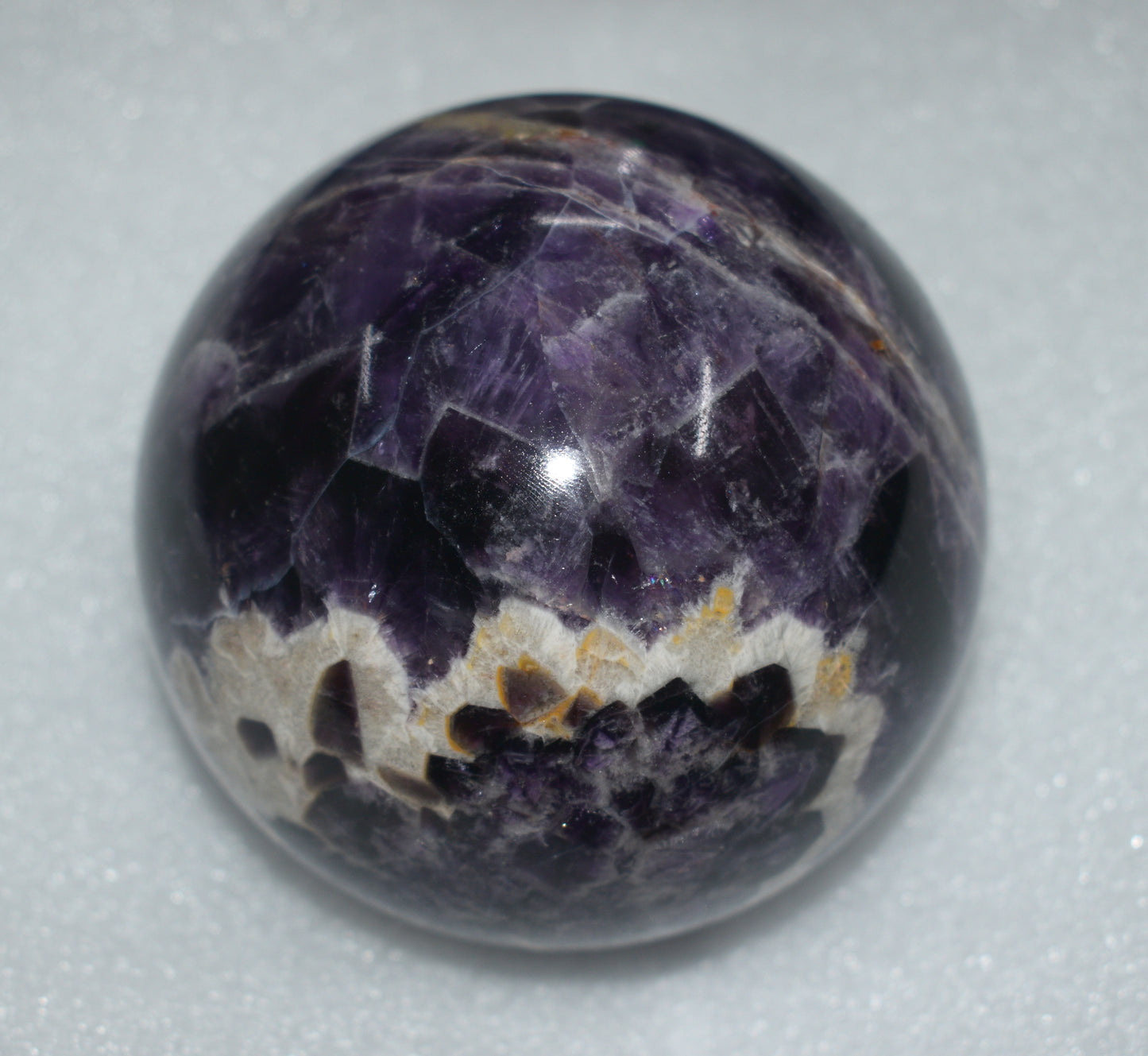 Natural Amethyst Round Ball – Gemstone Crystal Sphere Ball - {Weight- 1.167 Kg}