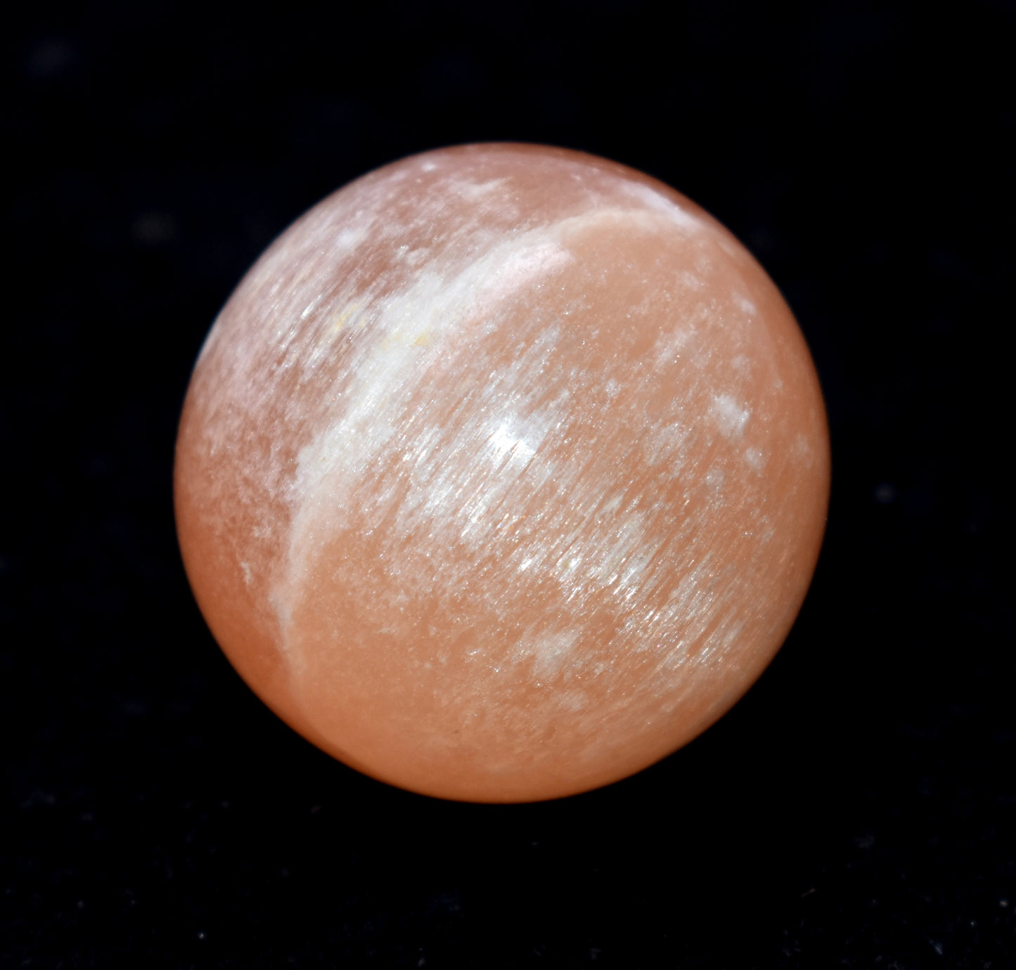 Orange Selenite Ball - Selenite Sphere - Crystal Gemstone Ball