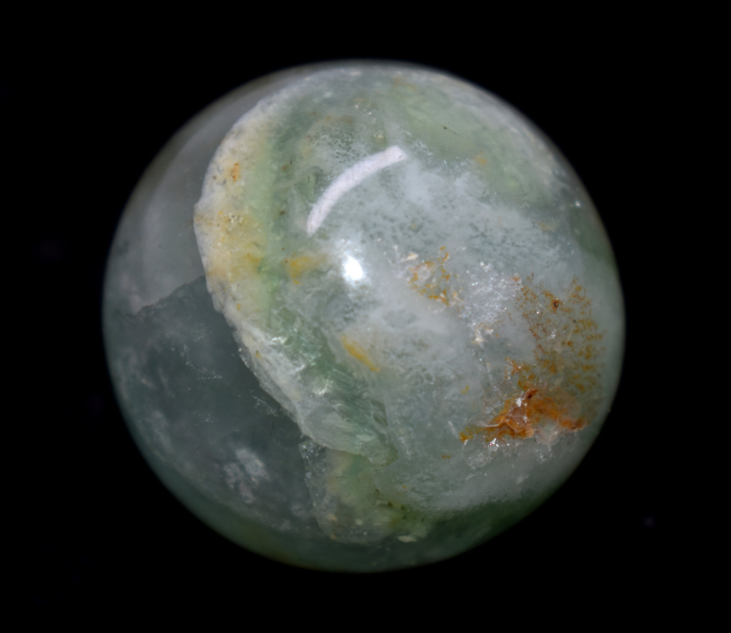 Fluorite Ball, Natural Fluorite Quartz Crystal Ball, Crystal Healing