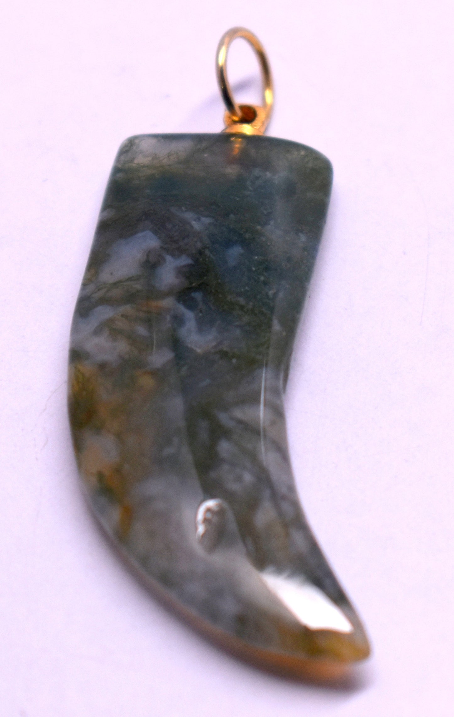 Moss Agate Pendent