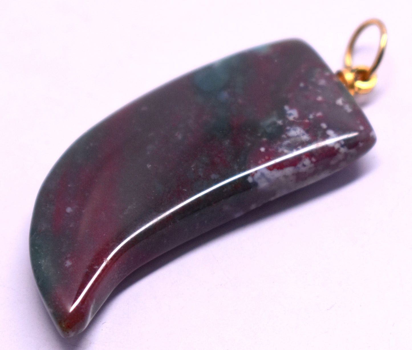 Blood Jasper Agate Pendent