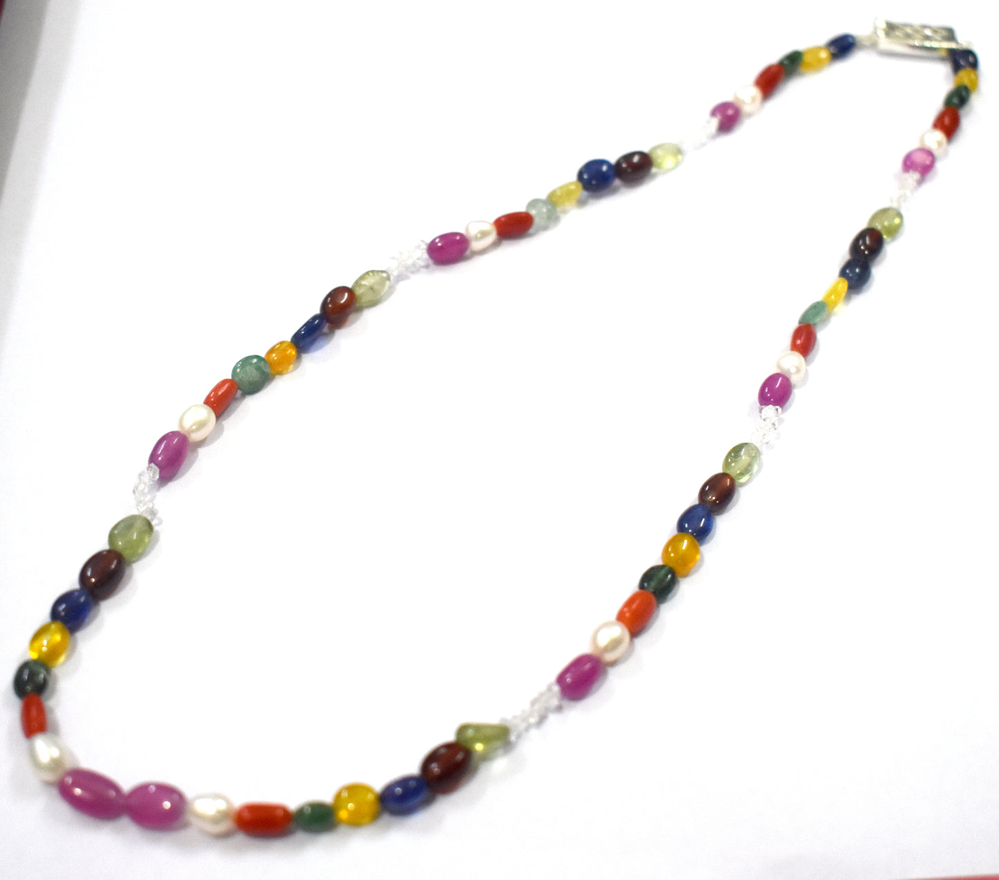 Navratan Mala, Navratan Mani Bead Mala, With Lock