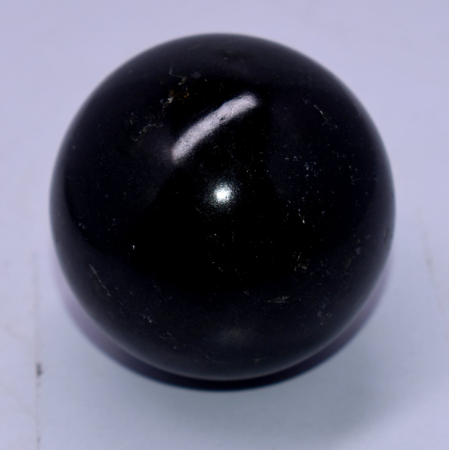 Black Obsidian Large Crystal Ball : Healing Stone for the Base Chakra / Powerful / Creative / Protective