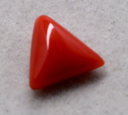 Red Coral (Moonga) Gemstone | 3.75 Carat Natural Gemstone | 4.13 Ratti Red Stone | Rashi ratan Astrological