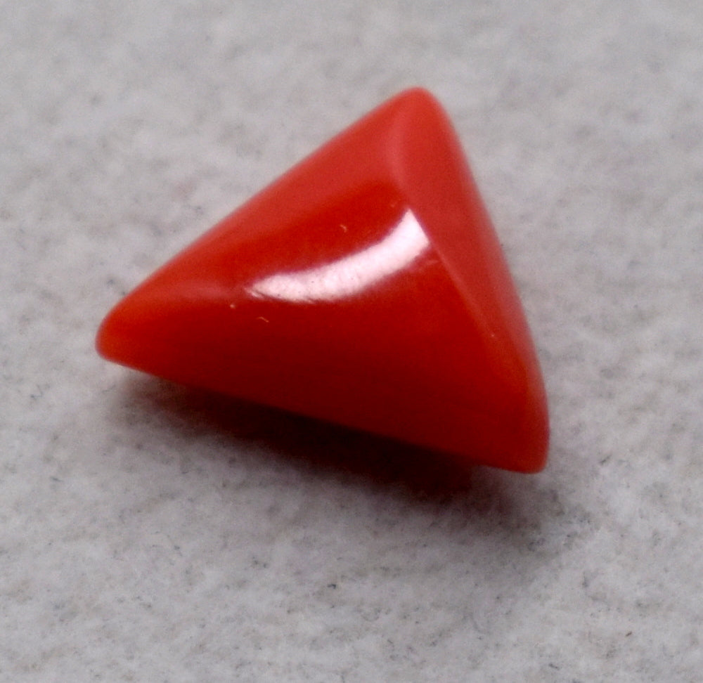 Red Coral (Moonga) Gemstone | 3.75 Carat Natural Gemstone | 4.13 Ratti Red Stone | Rashi ratan Astrological