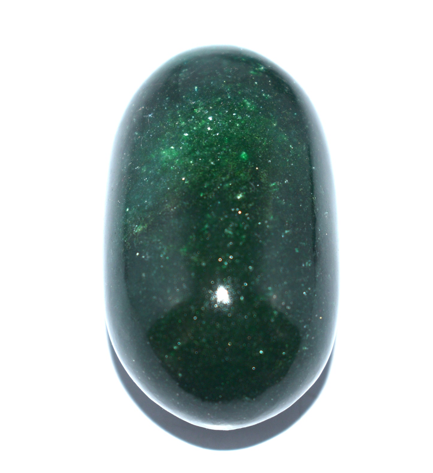 "Green Aventurine Shiva Lingam - Divine Energy for Prosperity & Healing" - {Weight- 78.80 Gram}