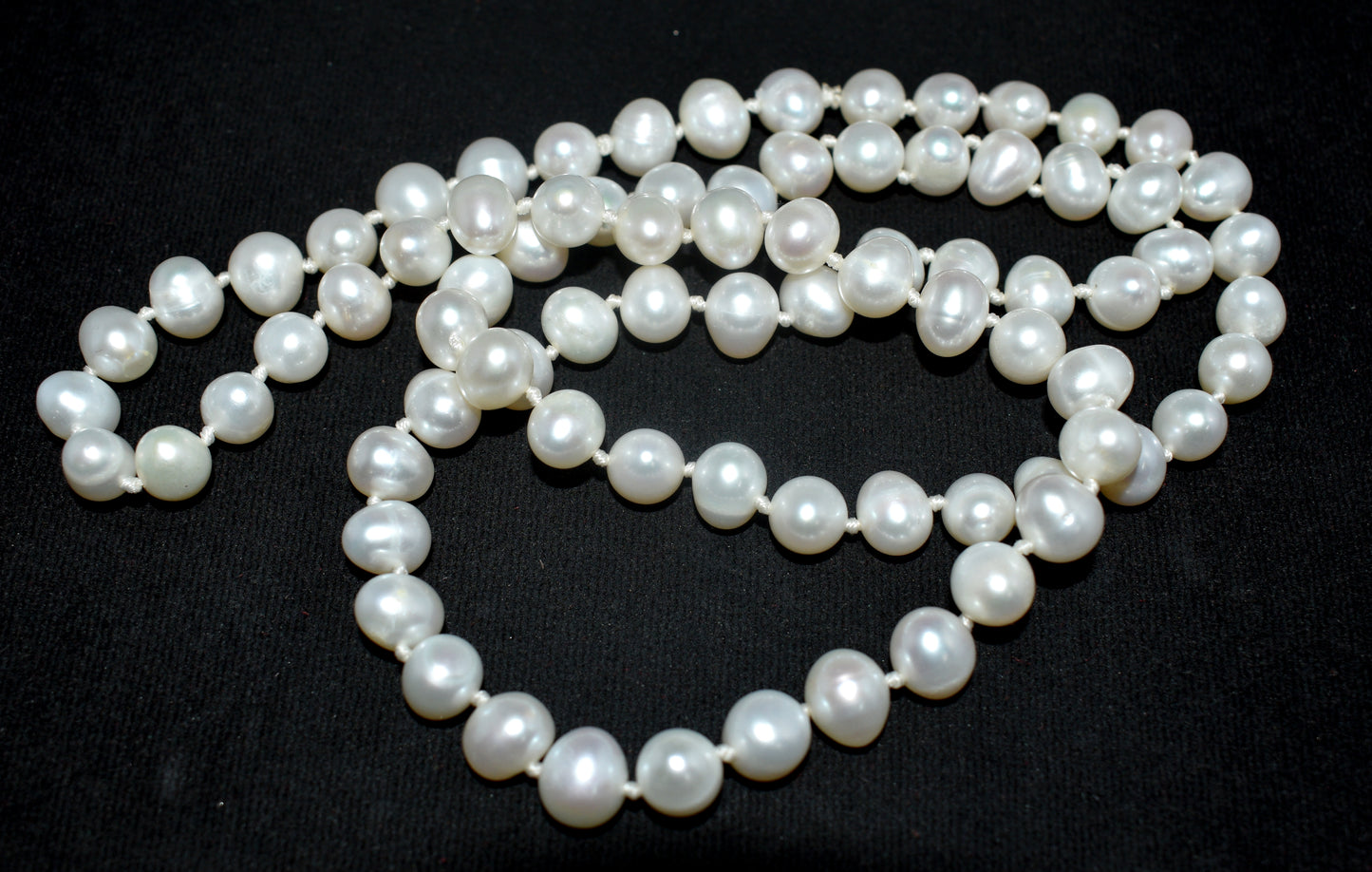 Pearl Bead Knotted Mala For Grace and Serenity