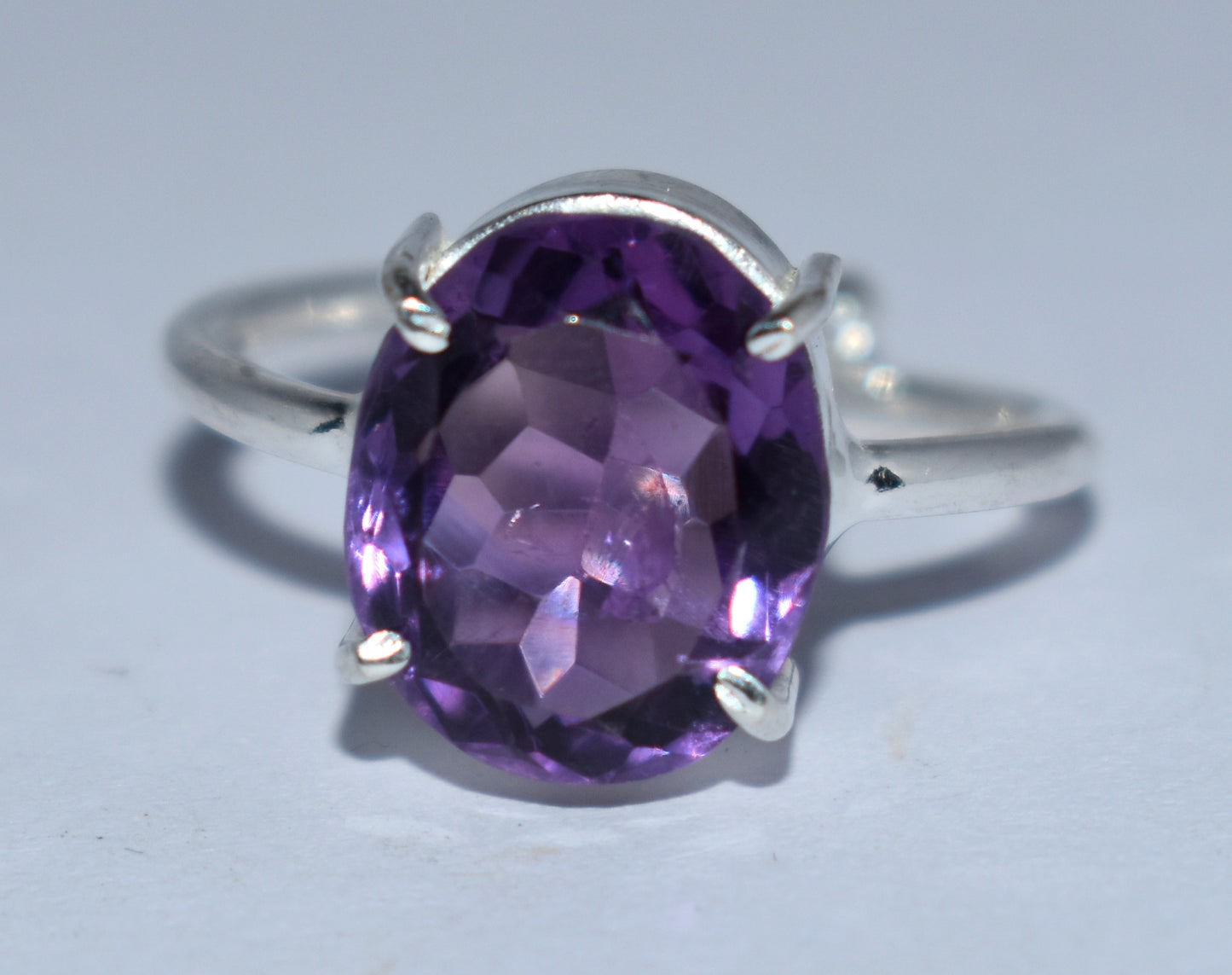 Amethyst Gemstone Ring