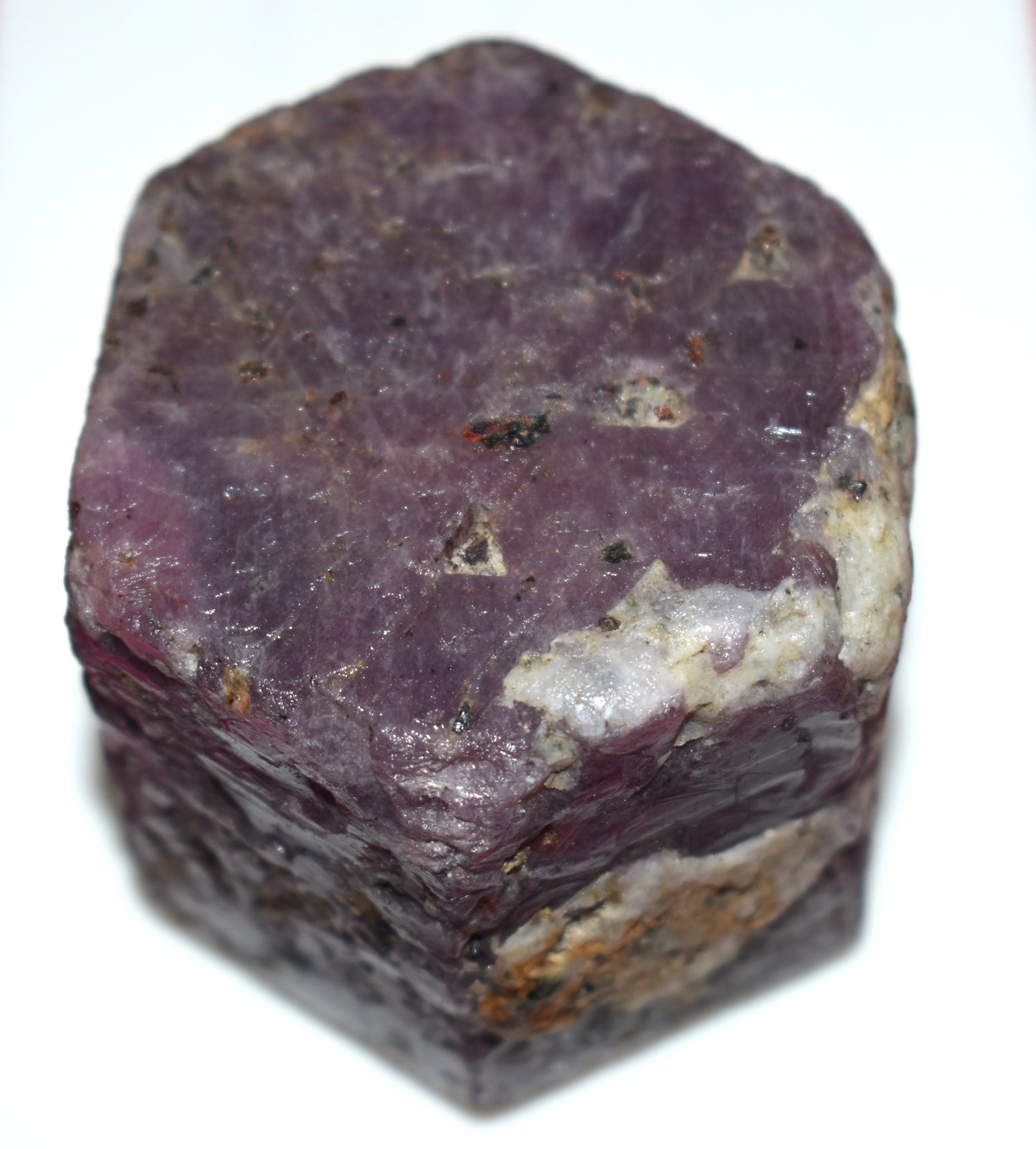 Beautiful Natural Ruby Raw Crystal- Rough Ruby Stone- Healing Crystals- {Weight-241.00 Gram}