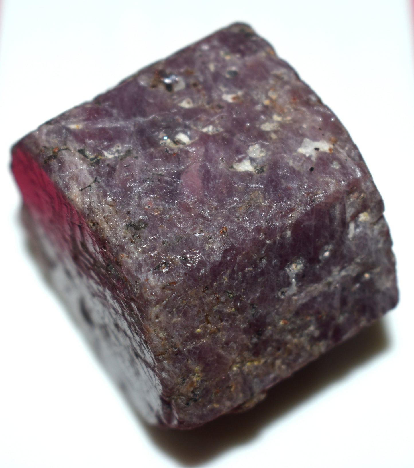 Beautiful Natural Ruby Raw Crystal- Rough Ruby Stone- Healing Crystals- {Weight-241.00 Gram}