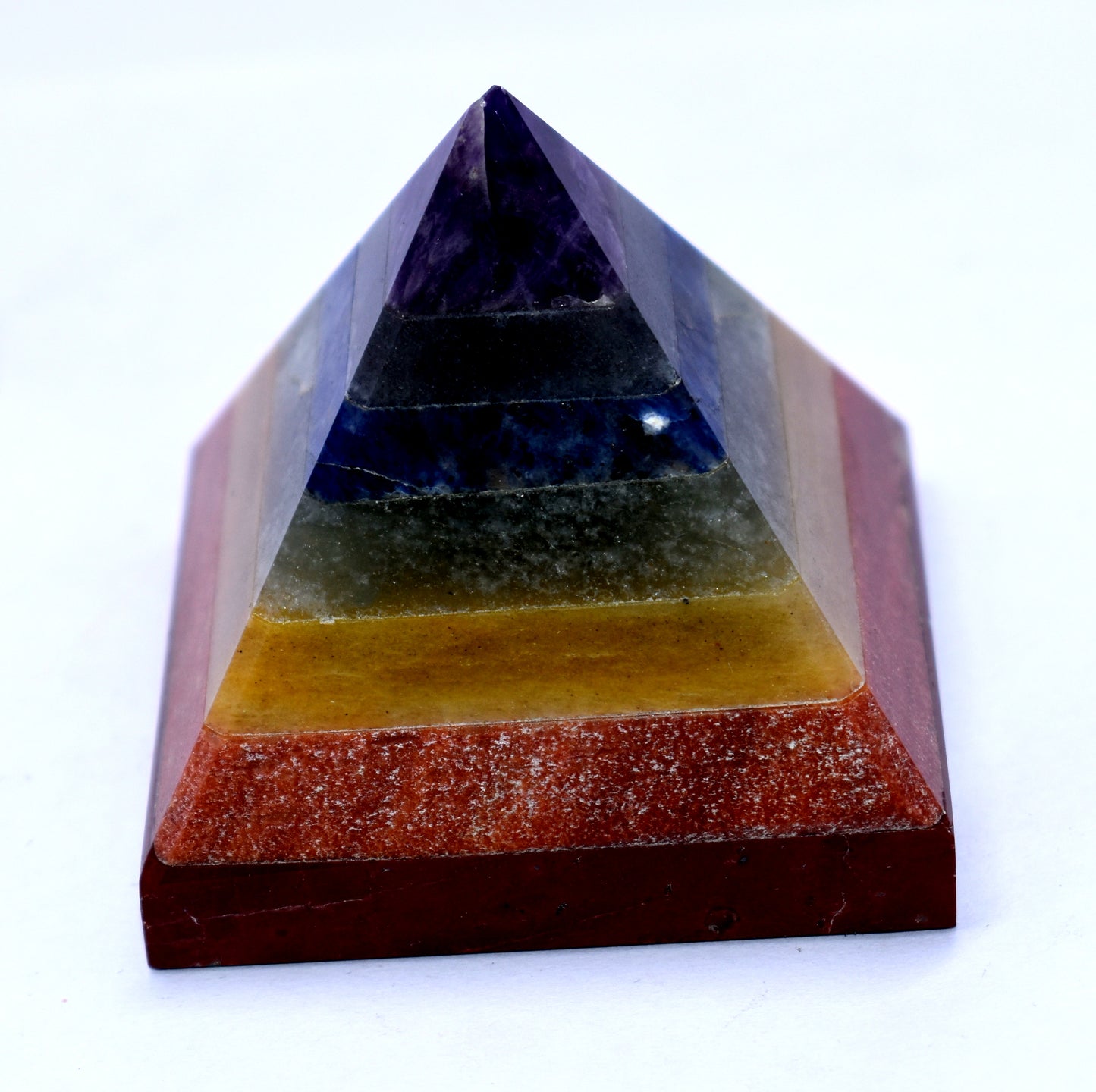 Seven Chakra Stone Pyramid