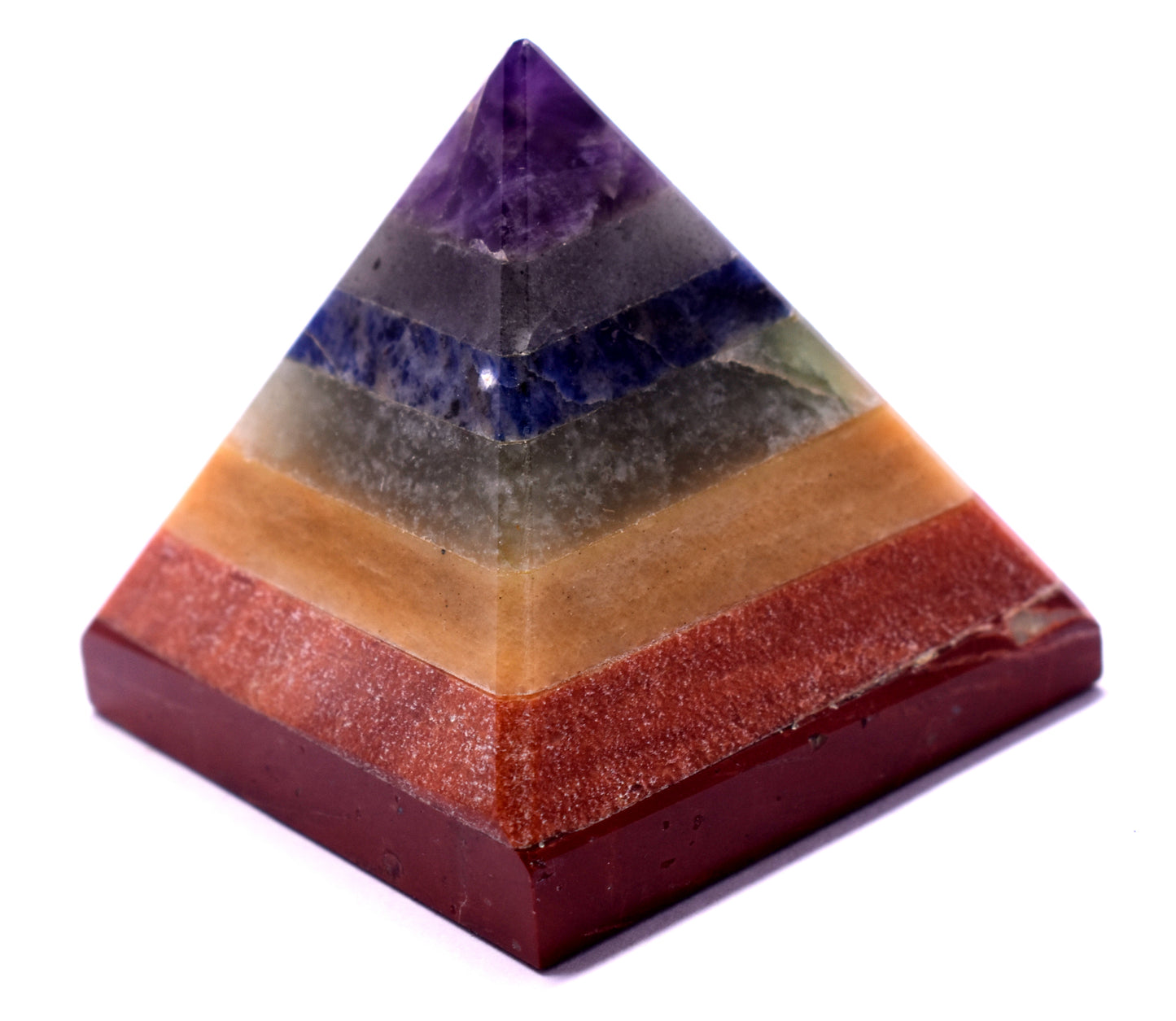 Seven Chakra Stone Pyramid