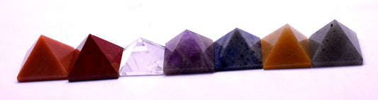 Seven Chakra Stone Pyramid