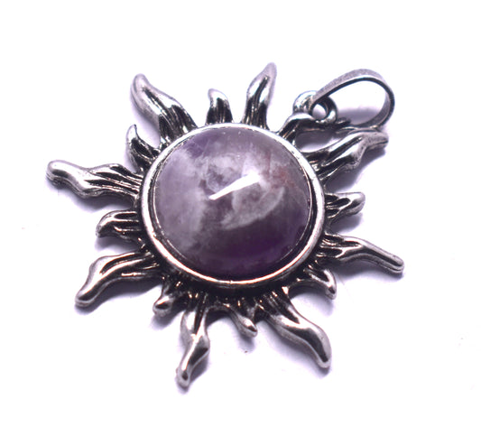 Beautiful Amethyst Locket, {Weight - 9.80 Gram}