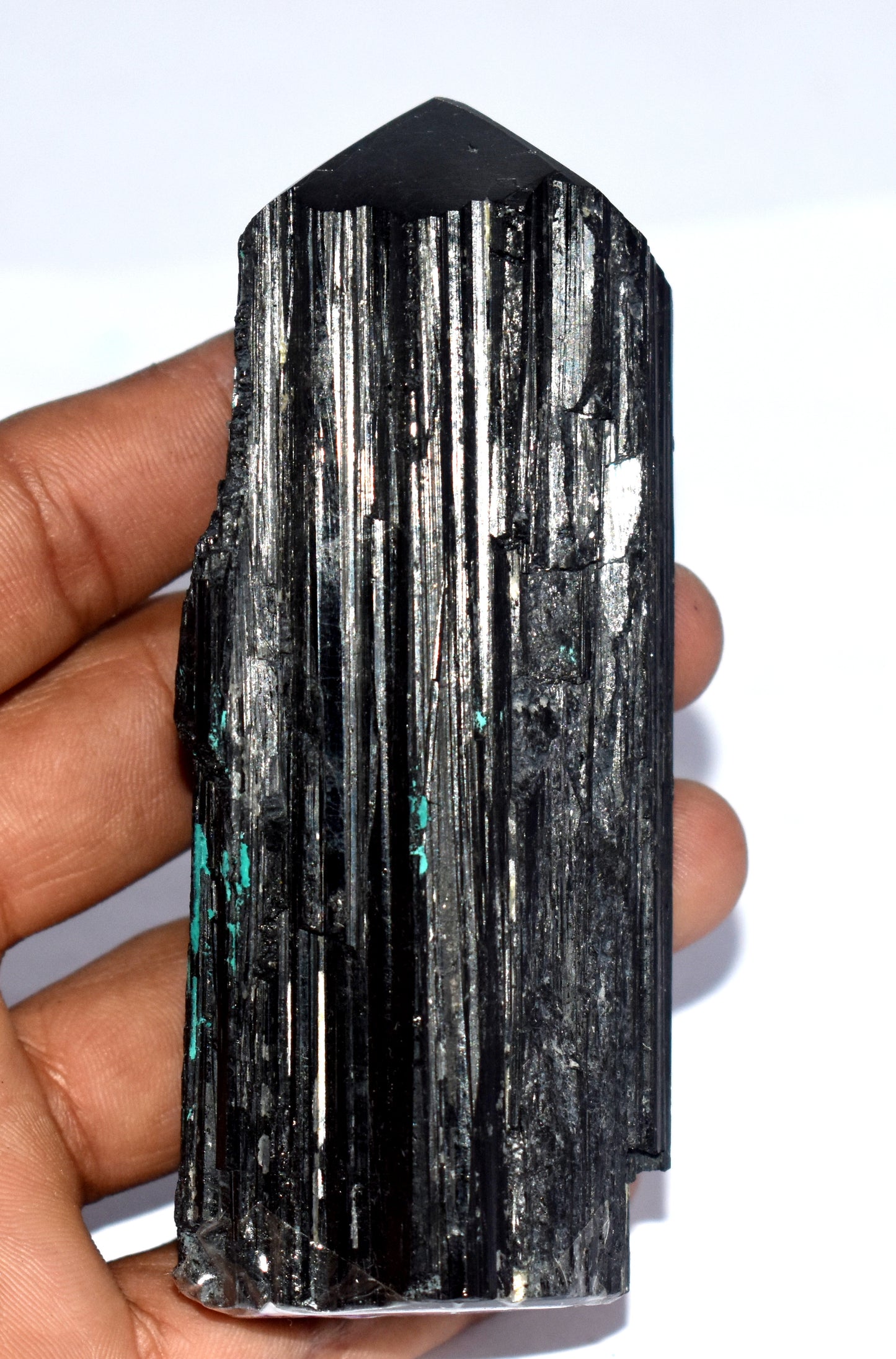 Black Tourmaline Crystal Pencil