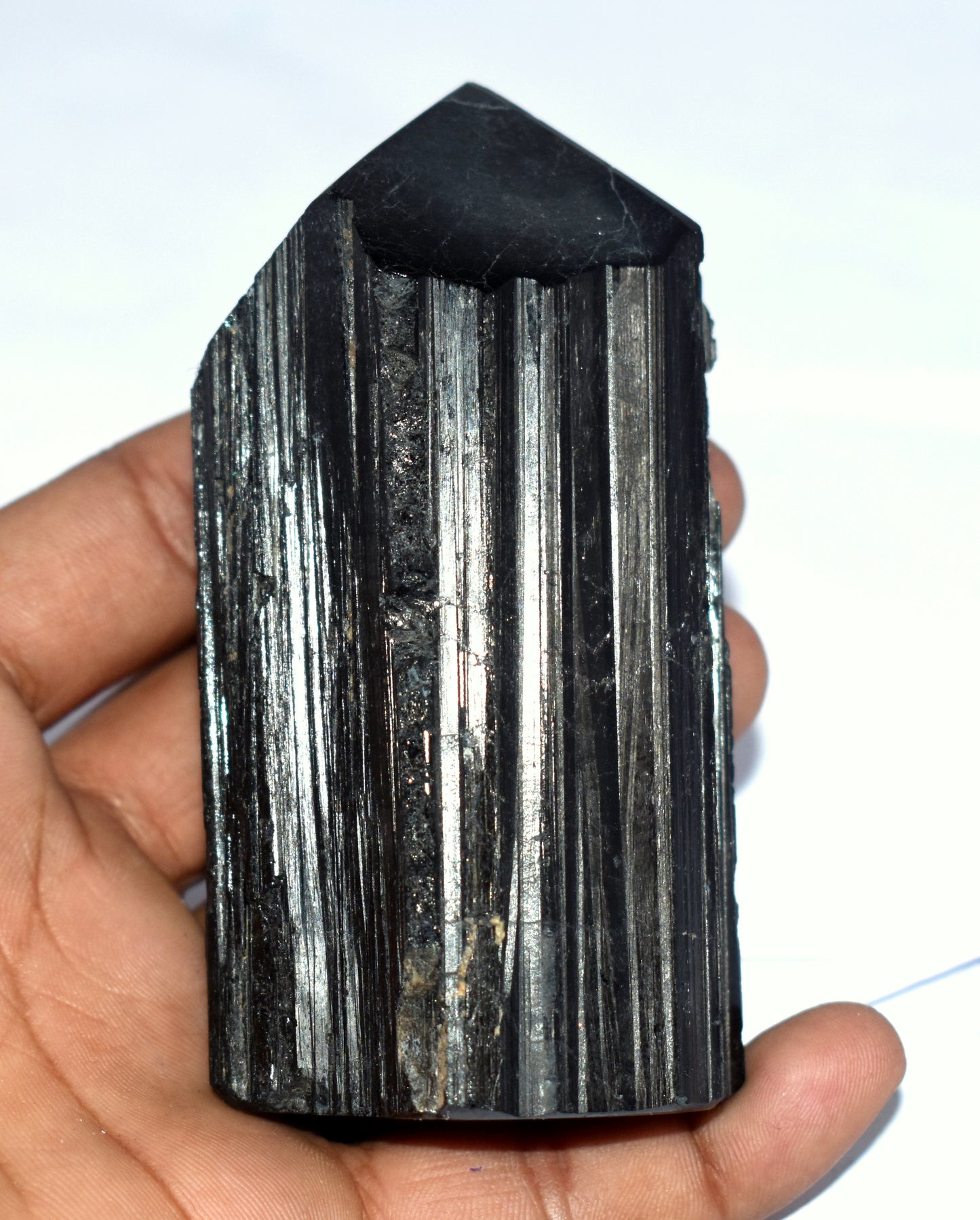 Black Tourmaline Crystal Pencil