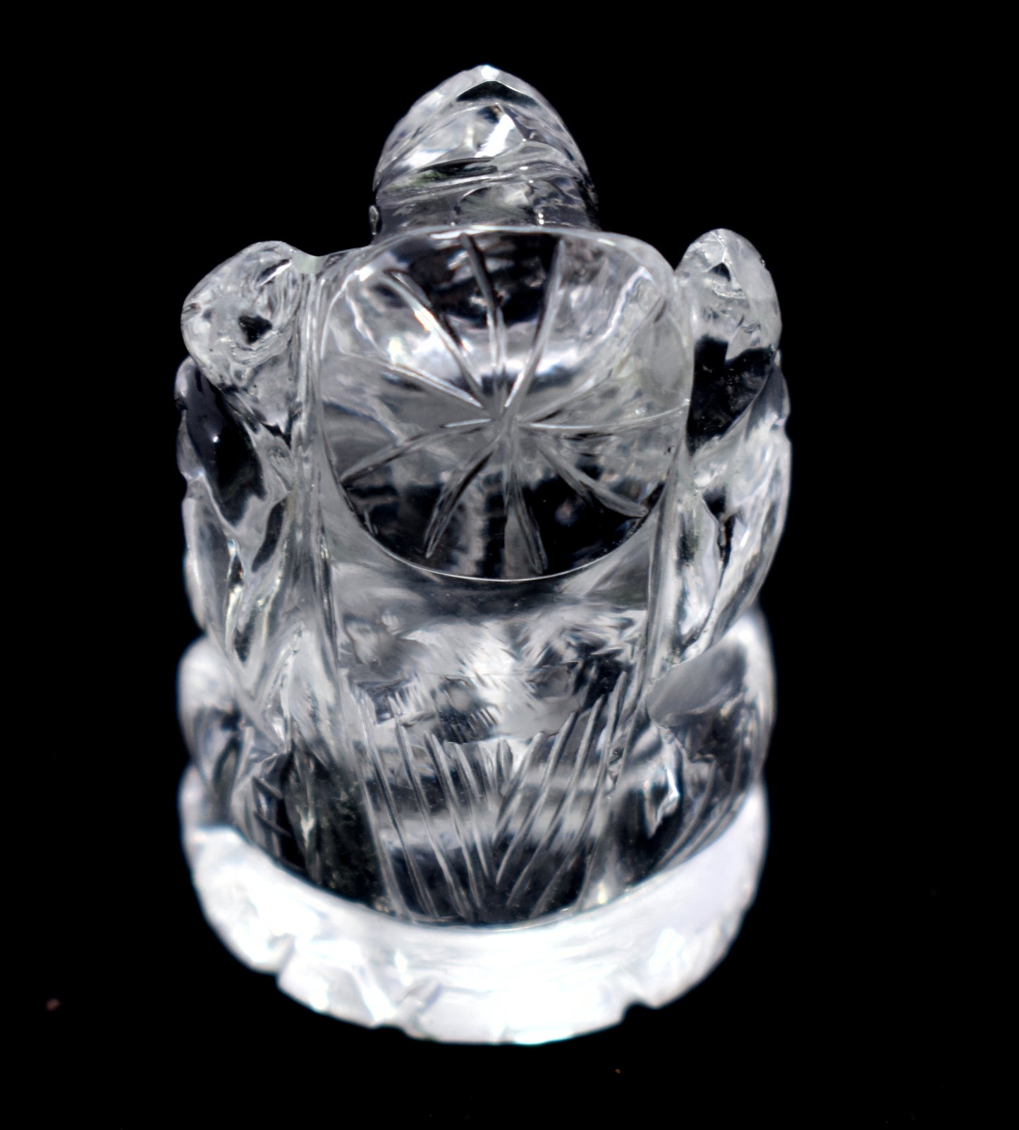 Goddess Lakshmi Carving Sculpture Statue Crystal Figurine Home decor Art deco Interior