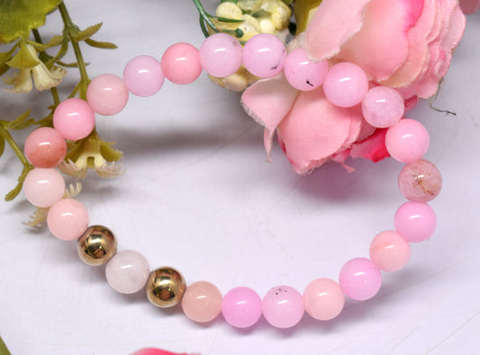Rose Quartz Adjustable Bracelet
