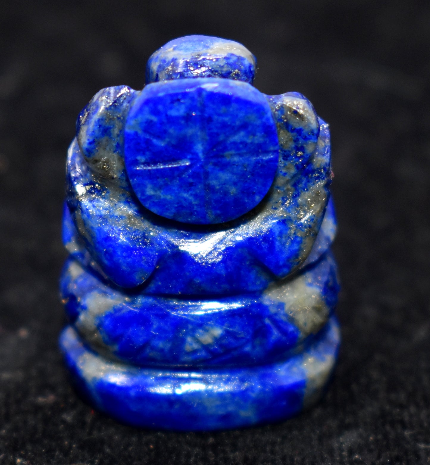 Lapis Lazuli Ganesh carved Gemstone Crystal Sculpture Rock Statue Spiritual Reiki/Chakra/Healing/Energy