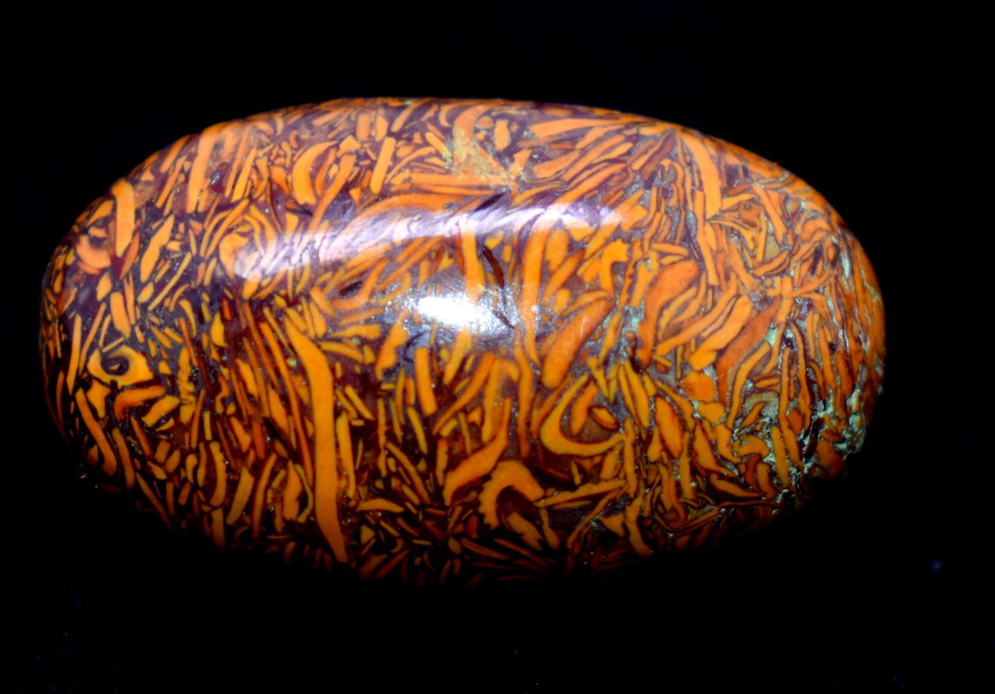 Mariyam Jasper Crystal Thumb Worry Stone is your pocket-sized source of comfort.